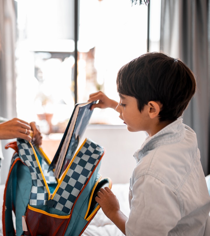 Waiting to pack your child's backpack until it's time to leave is a morning routine mistake.