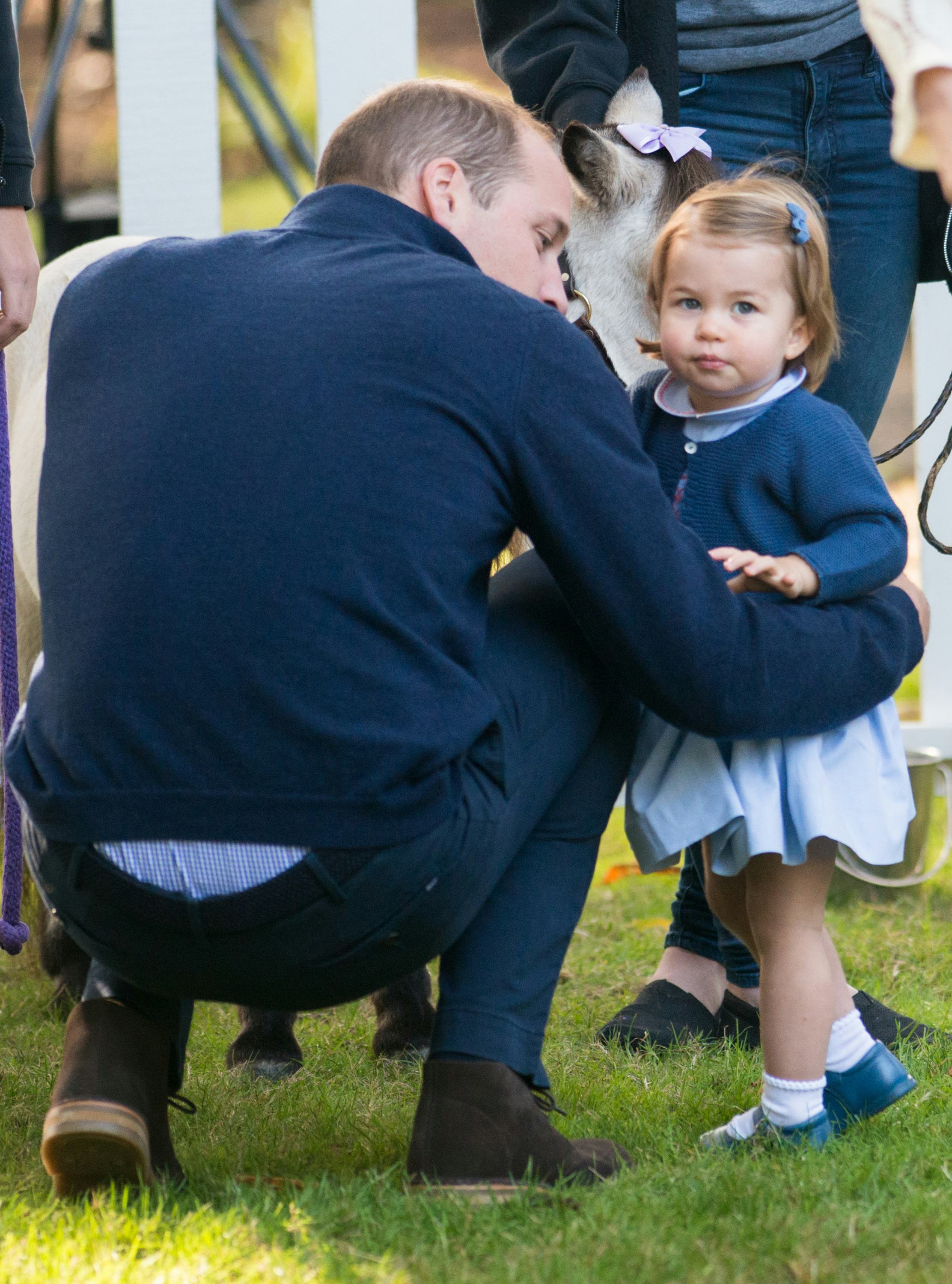 20 Photos Of Princess Charlotte & Prince William's Sweet Bond