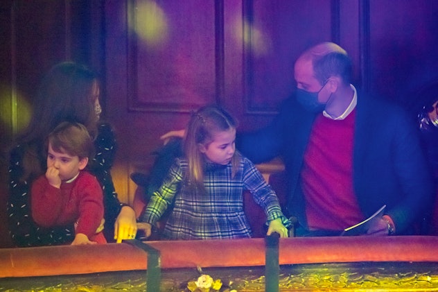 Princess Charlotte was nervous during a Christmas show.