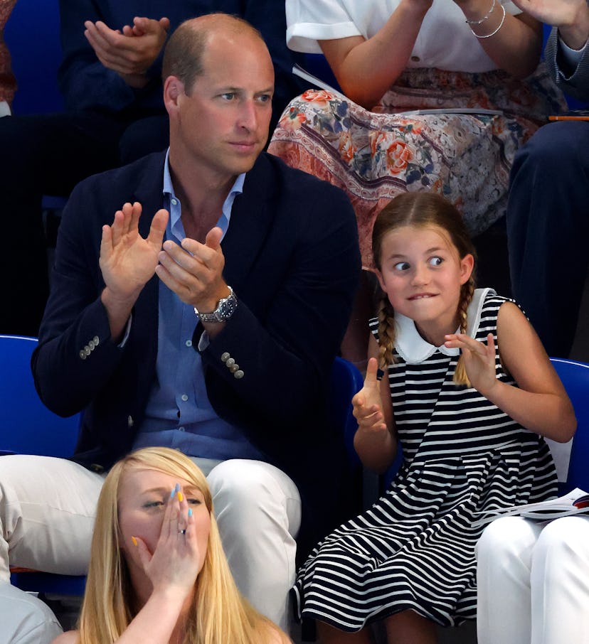 Princess Charlotte had a great day with her dad.