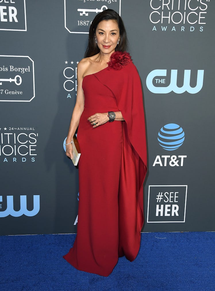 Michelle Yeoh arrives at the The 24th Annual Critics' Choice Awards  