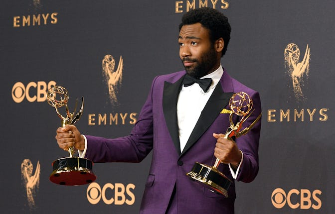 LOS ANGELES, CA - September 17:Donald Glover won Emmy awards for Outstanding Lead Actor in a Comedy ...
