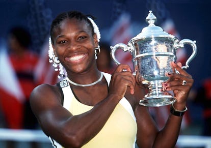 Tochter Olympias nachdenklicher Haar-Tribut, erklärt 2 NEW YORK, USA – 11. SEPTEMBER: US OPEN 1999, FRAUENFINALE, New York/USA; SIEGERIN Serena...