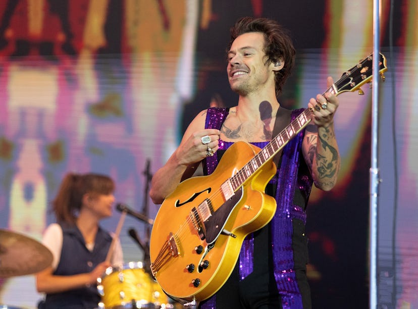 Harry Styles had the most hilarious reaction to a fan who threw chicken nuggets on stage during his ...