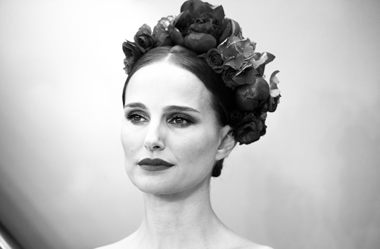 LONDON, ENGLAND - JULY 05: (EDITORS NOTE: Image has been converted to black and white) Natalie Portm...