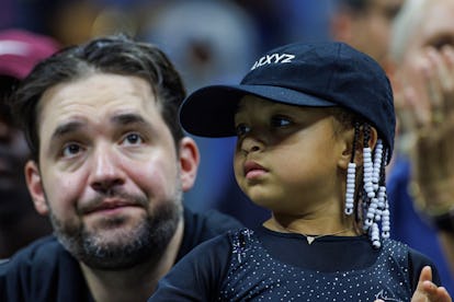Tochter Olympias nachdenklicher Haar-Tribut, erklärt 1 NEW YORK, NEW YORK – 29. AUGUST: Ehemann von Serena Williams, Alexis Obanian und Tochter Olympia, wa...