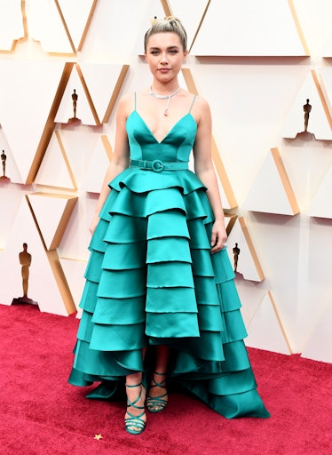 Florence Pugh arrives at the 92nd Annual Academy Awards 