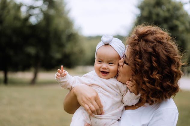 a cute baby girl in a round up of literary girl names