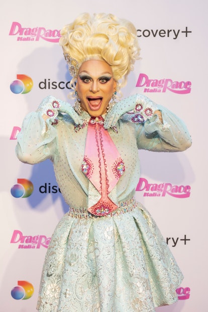 Italian drag queen Priscilla during the photocall for the launch of 'Drag Race Italia.'