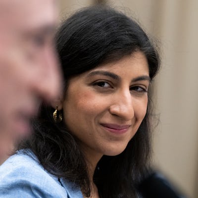 UNITED STATES - MAY 18: FTC Chairwoman Lina Khan and SEC Chairman Gary Gensler testify during the Ho...