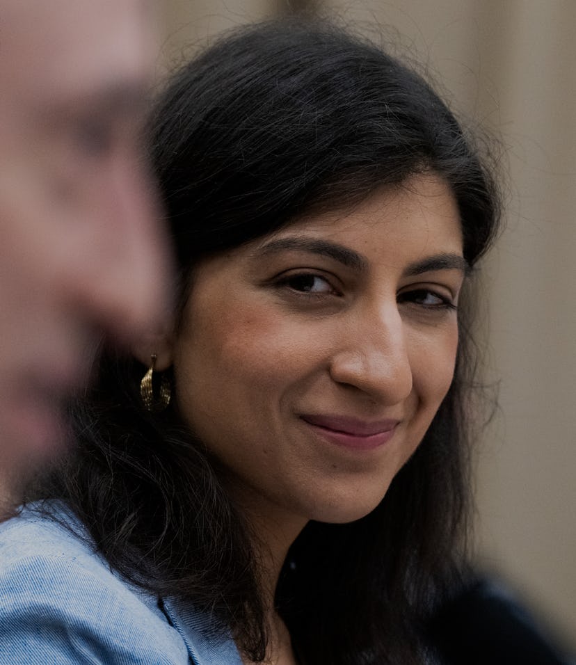 UNITED STATES - MAY 18: FTC Chairwoman Lina Khan and SEC Chairman Gary Gensler testify during the Ho...