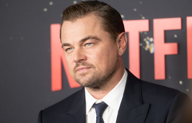 NEW YORK, NEW YORK - DECEMBER 05: Leonardo DiCaprio at the World Premiere Of Netflix's "Don't Look U...