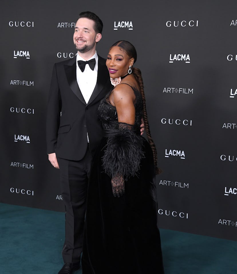 LOS ANGELES, CALIFORNIA - NOVEMBER 06: Alexis Ohanian, Serena Williams arrives at the 10th Annual LA...