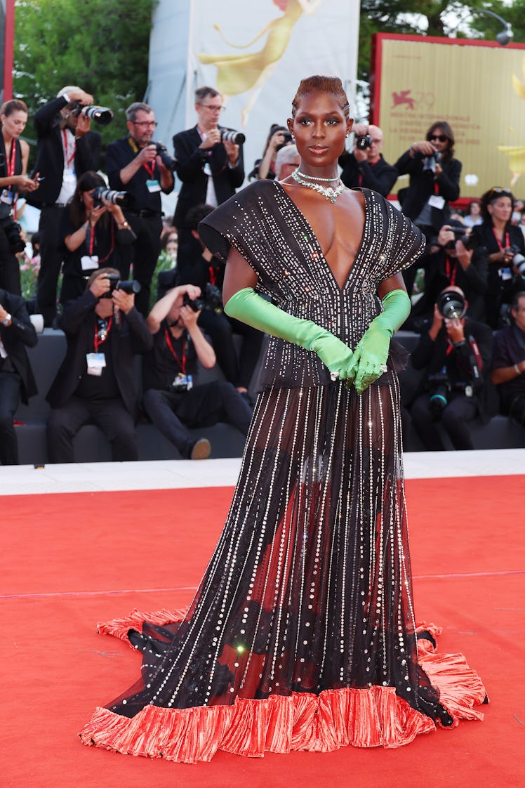 Jodie Turner-Smith attends the "White Noise" and opening ceremony red carpet