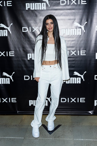NEW YORK, NEW YORK - JUNE 10: Dixie D'Amelio attends her meet & greet at the PUMA Flagship store on ...