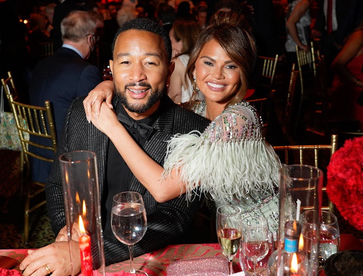 John Legend and Chrissy Teigen attend City Harvest Presents The 2022 Gala: Red Supper Club at Cipria...