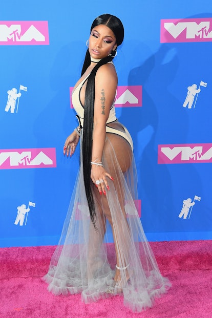 Nicki Minaj attends the 2018 MTV Video Music Awards at Radio City Music Hall.