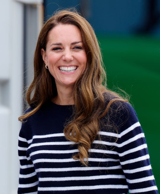 Kate Middleton kept a child company.