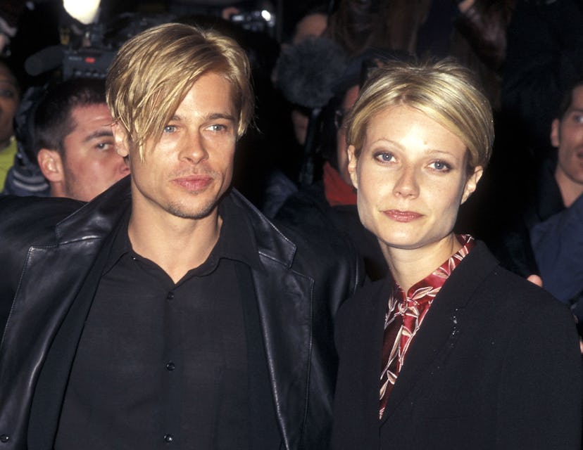 Actor Brad Pitt and actress Gwyneth Paltrow attend 'The Devil's Own' New York City Premiere on March...