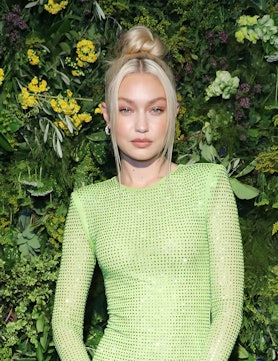 Gigi Hadid attends the British Vogue X Self-Portrait Summer Party at Chiltern Firehouse on July 20, ...