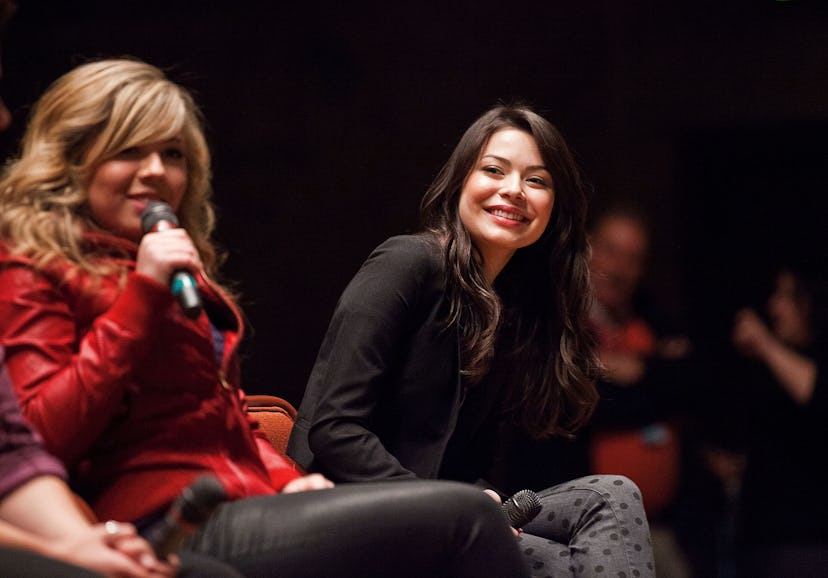 Miranda Cosgrove and Jennette McCurdy starred on 'iCarly' together. Photo via Getty Images