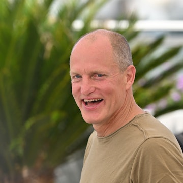 Actor Woody Harrelson has a baby look-alike! Here, he attends a photocall for the film âTriangle of ...