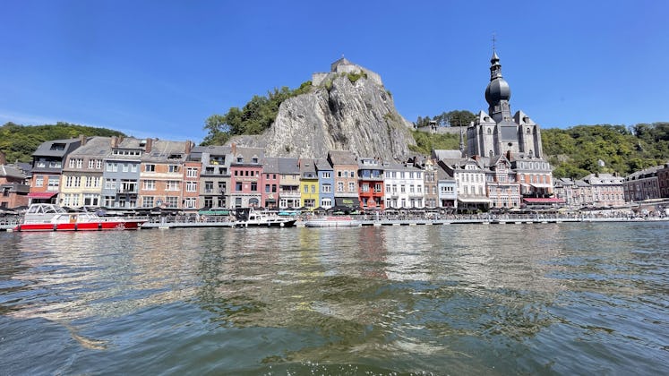 Dinant, Belgium is one of the cheapest places to travel in europe 2022.