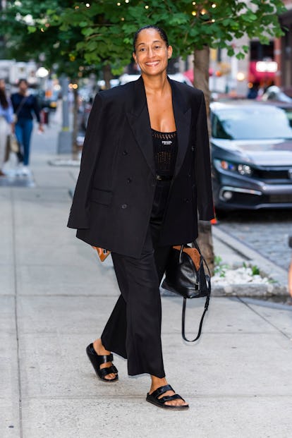 NEW YORK, NEW YORK - AUGUST 07: Tracee Ellis Ross is seen in SoHo on August 07, 2022 in New York Cit...