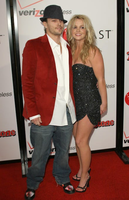 HOLLYWOOD, CA - JANUARY 13: Kevin Federline and Britney Spears attends Rolling Stone/Verizon Wireles...