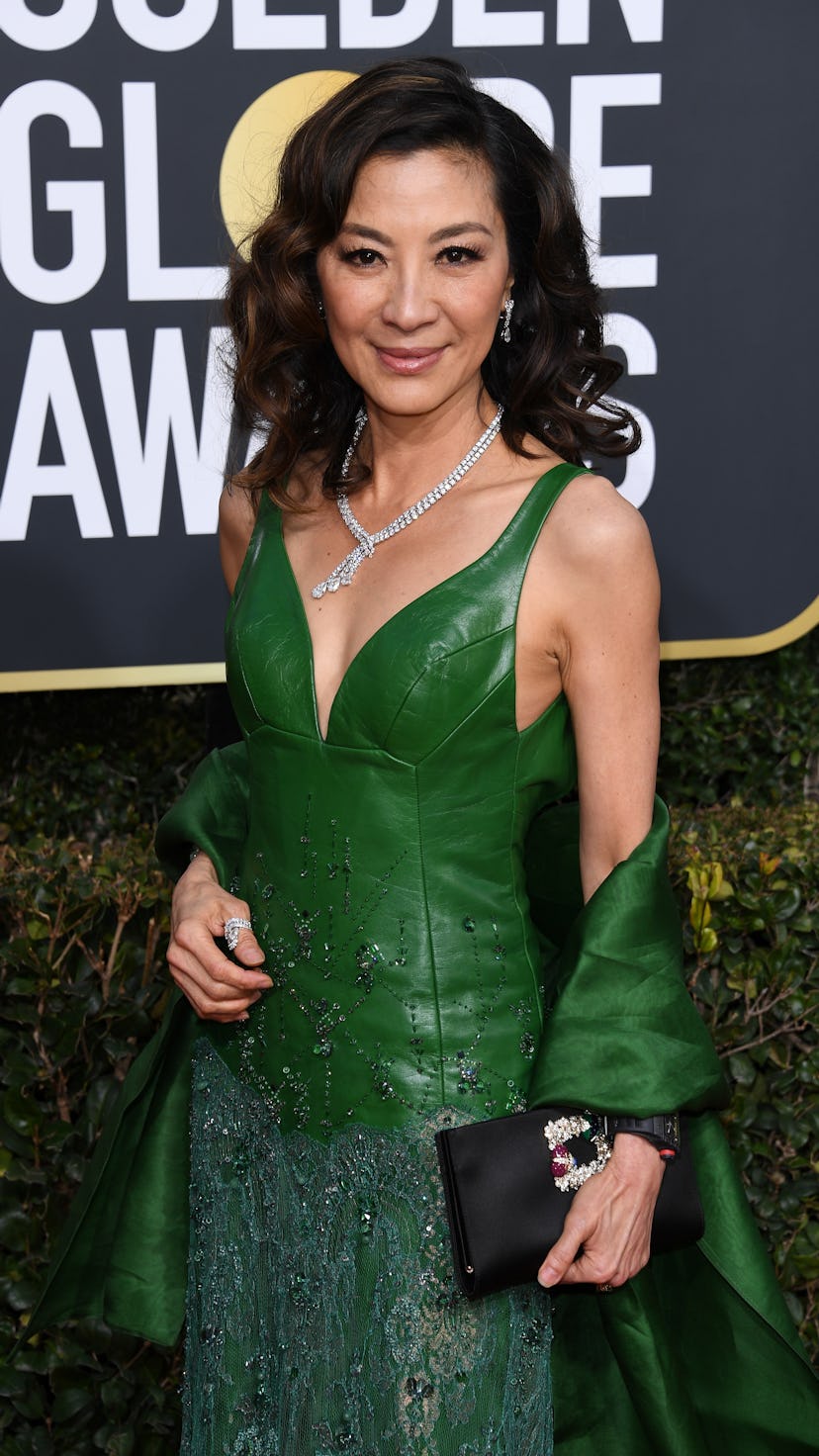 BEVERLY HILLS, CA - JANUARY 06: Michelle Yeoh attends the 76th Annual Golden Globe Awards at The Be...