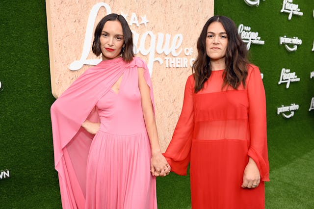 Newly engaged Jodi Balfour and Abbi Jacobson attend Los Angeles red carpet premiere & screening of "...