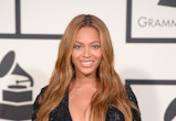 Los Angeles, California - February 08:Beyonce attends the 57th Annual Grammy Awards at Staples Cente...
