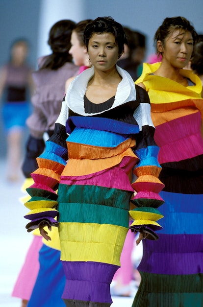 Fashion show, Ready to wear, Spring/Summer 1994 in Paris, France on October 09, 1993 - Issey Miyake....
