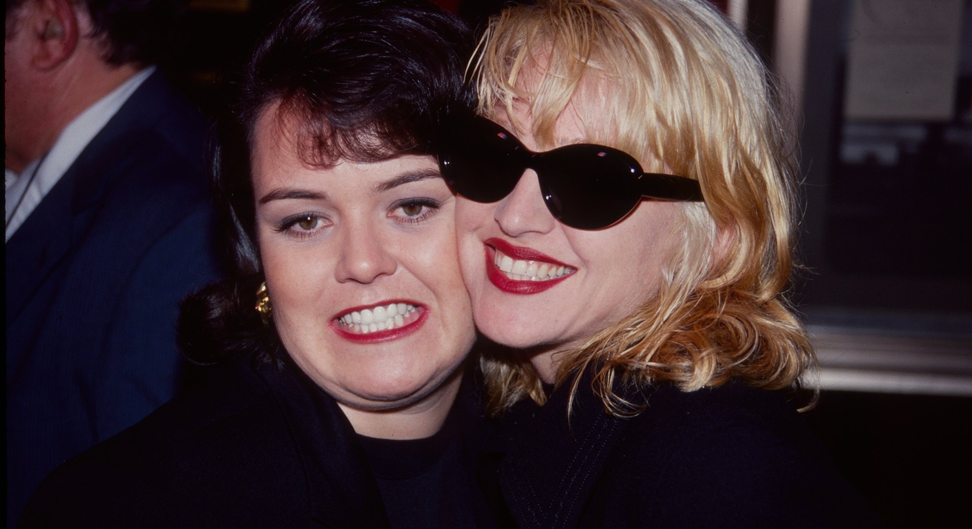 Madonna and Rosie O'Donnell became friends on 'A League of Their Own.' Photo via Getty Images