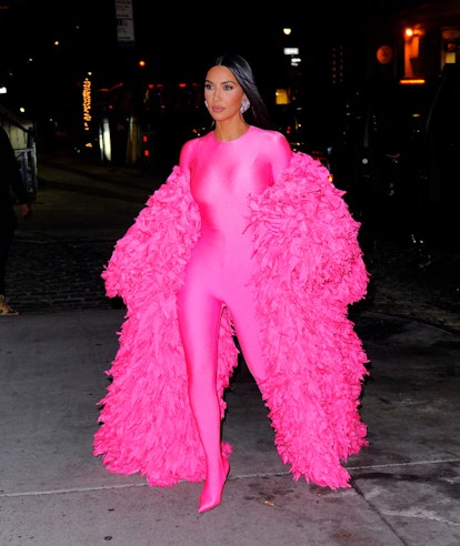 Kim Kardashian has a pink aura. 