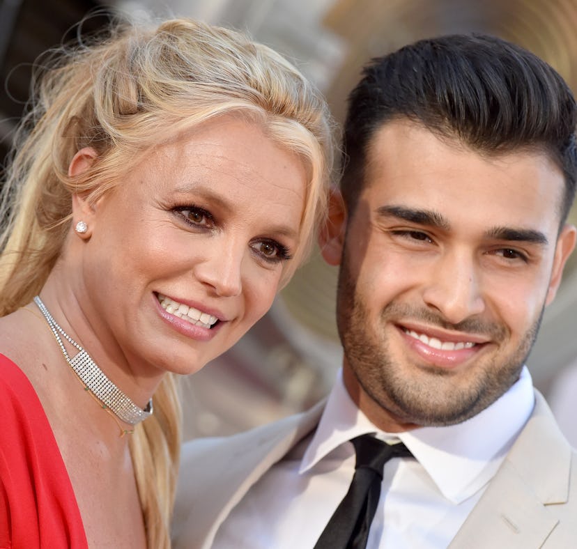 Sam Asghari defended Britney Spears' nude photos.