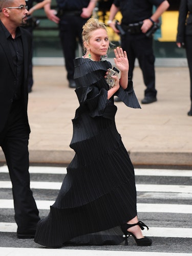 NEW YORK, NY - JUNE 03: Mary-Kate Olsen arrives at the 2013 CFDA Fashion Awards at Alice Tully Hall ...