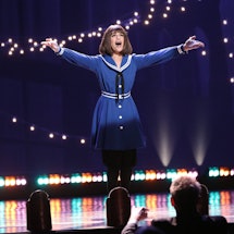 GLEE: Lea Michele in the "Opening Night" episode of GLEE airing Tuesday, April 22, 2014 (8:00-9:00 P...