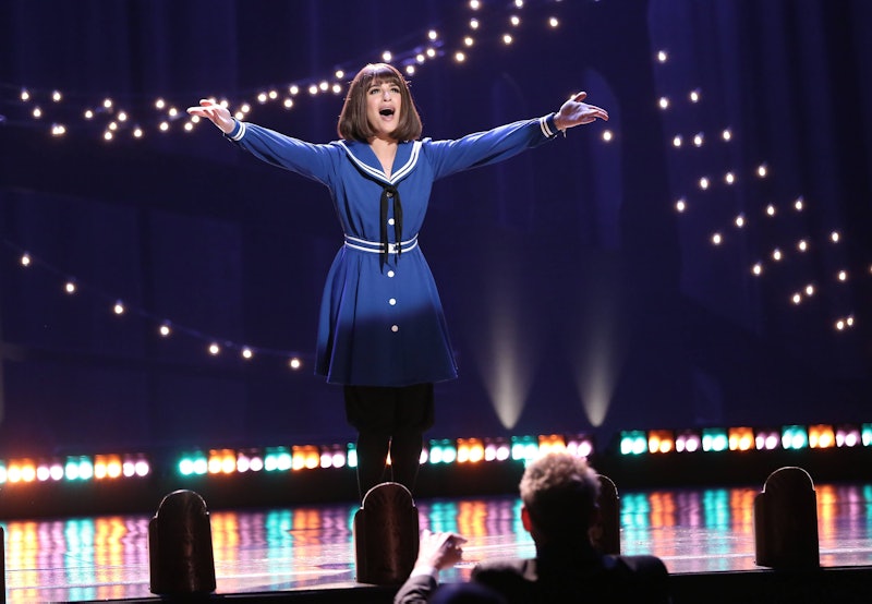 GLEE: Lea Michele in the "Opening Night" episode of GLEE airing Tuesday, April 22, 2014 (8:00-9:00 P...