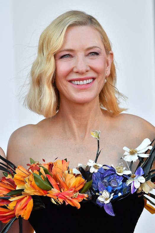 VENICE, ITALY - SEPTEMBER 01: Cate Blanchett attends the "Tar" red carpet at the 79th Venice Interna...
