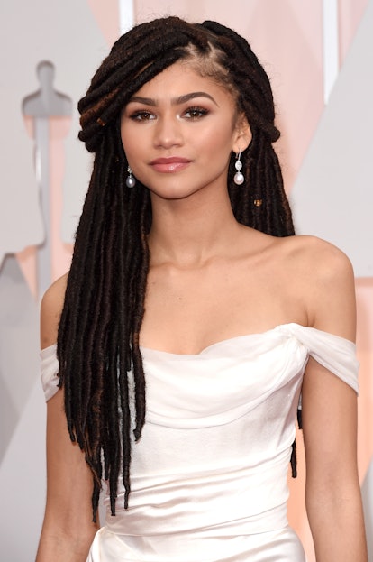 Zendaya's beauty evolution as seen at the 2015 Oscars.