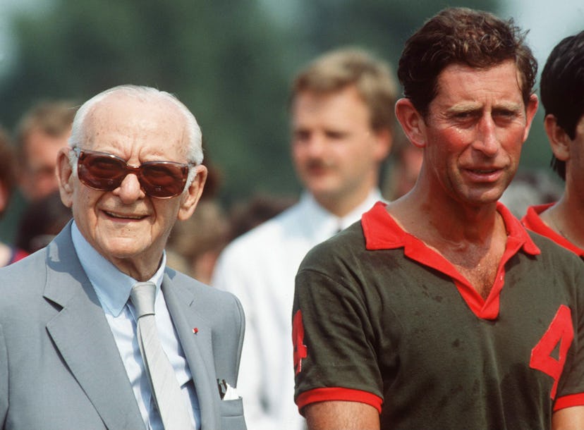 Prince Charles and Armie Hammer's great-grandfather, Armand, were friends. Photo via Getty Images