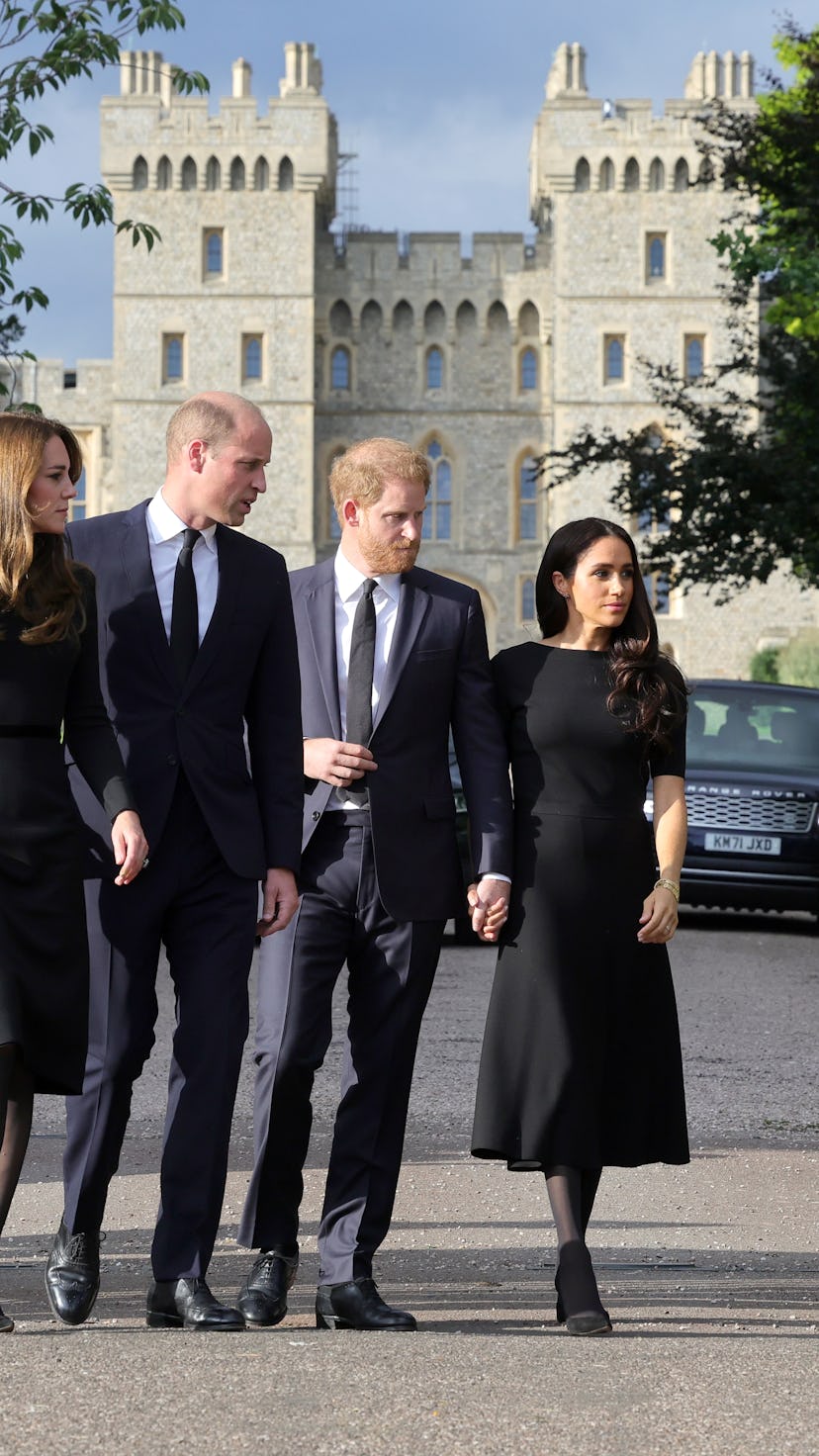 WINDSOR, ENGLAND - SEPTEMBER 10: Catherine, Princess of Wales, Prince William, Prince of Wales, Prin...