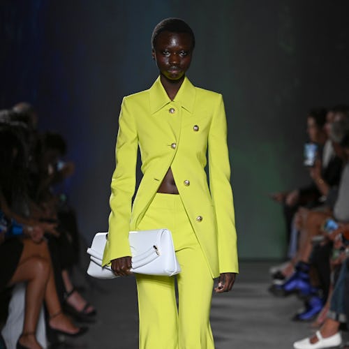 NEW-YORK, USA - SEPTEMBER 09: A model walks the runway during the Proenza Schouler Ready to Wear Spr...