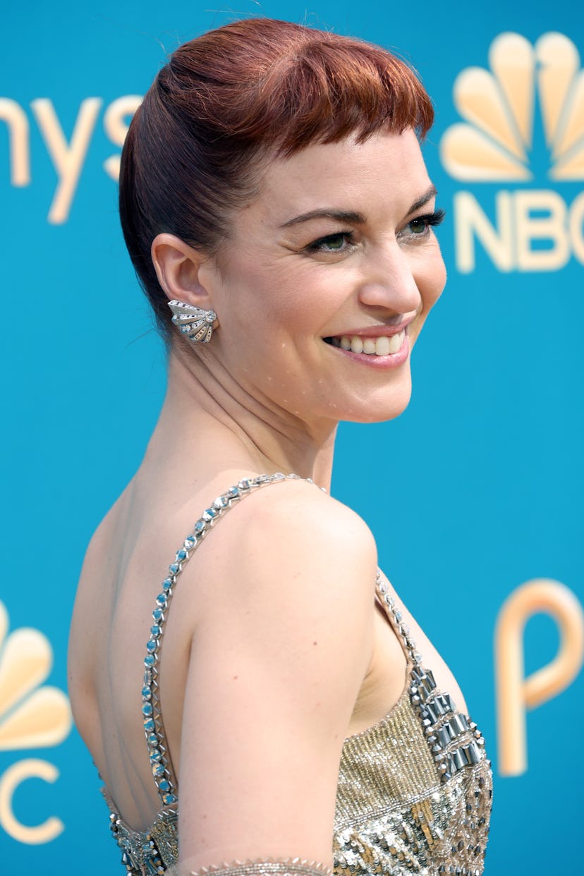 LOS ANGELES, CALIFORNIA - SEPTEMBER 12: Britt Lower attends the 74th Primetime Emmys at Microsoft Th...