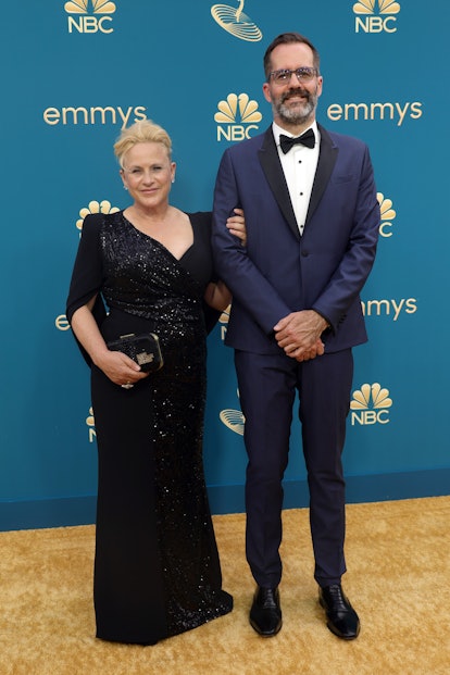 Patricia Arquette and Eric White at the Emmys.
