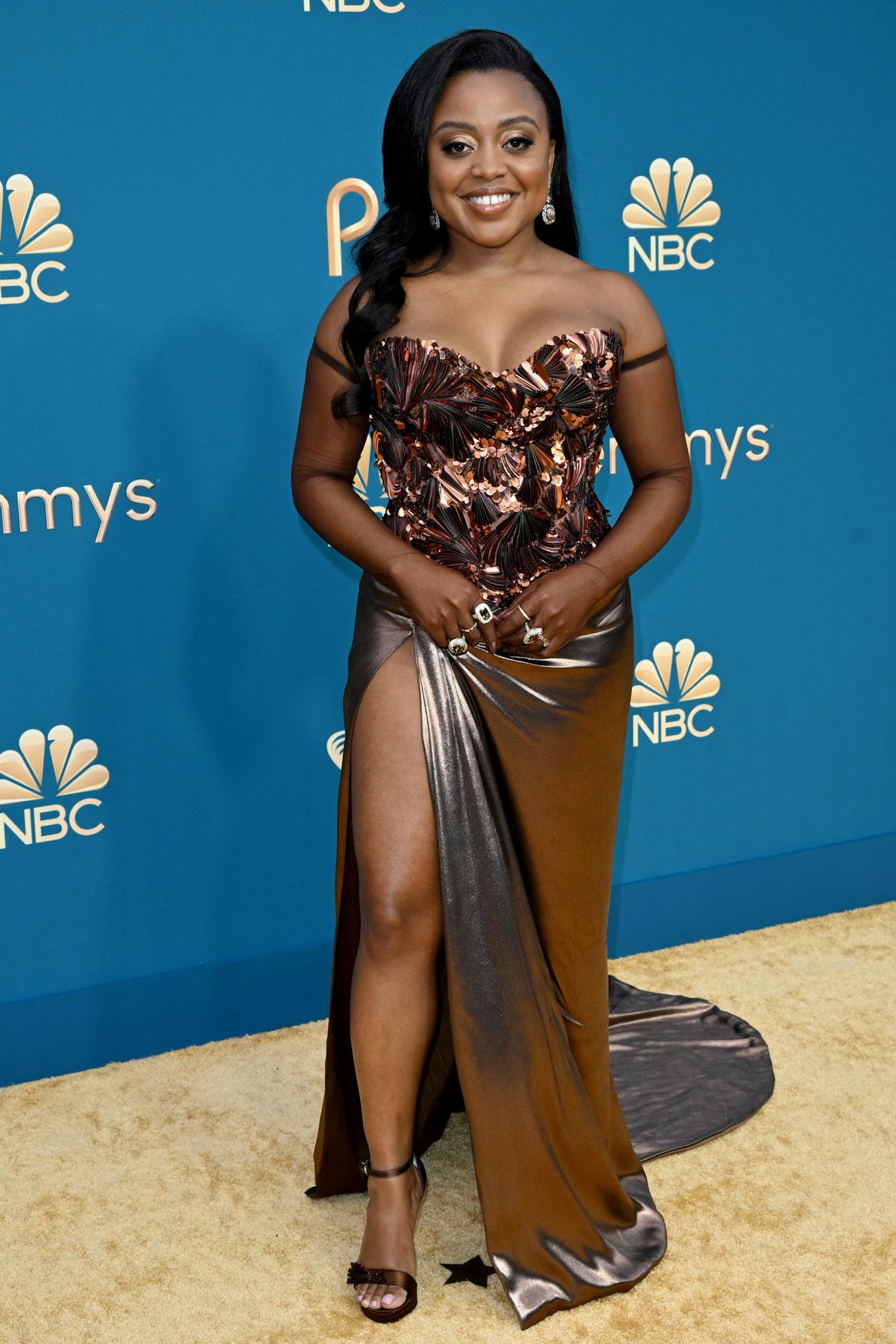Quinta Brunson at the Emmys.