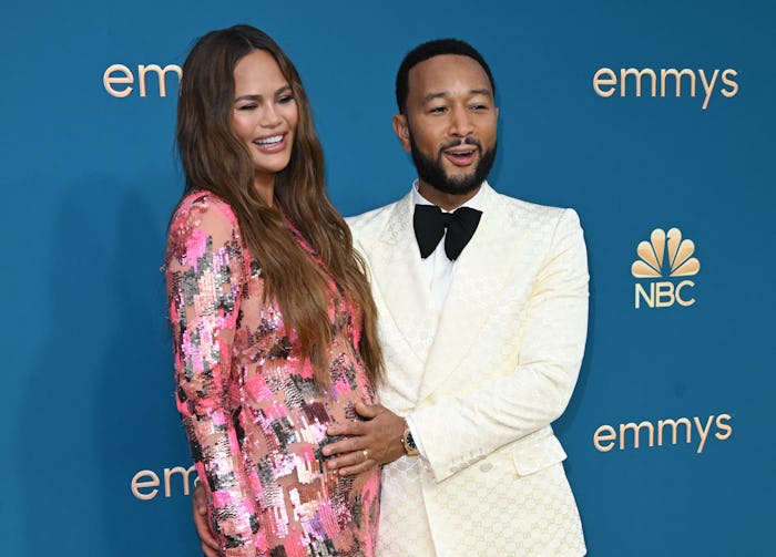John Legend and Chrissy Teigen are at the 2022 Emmys.