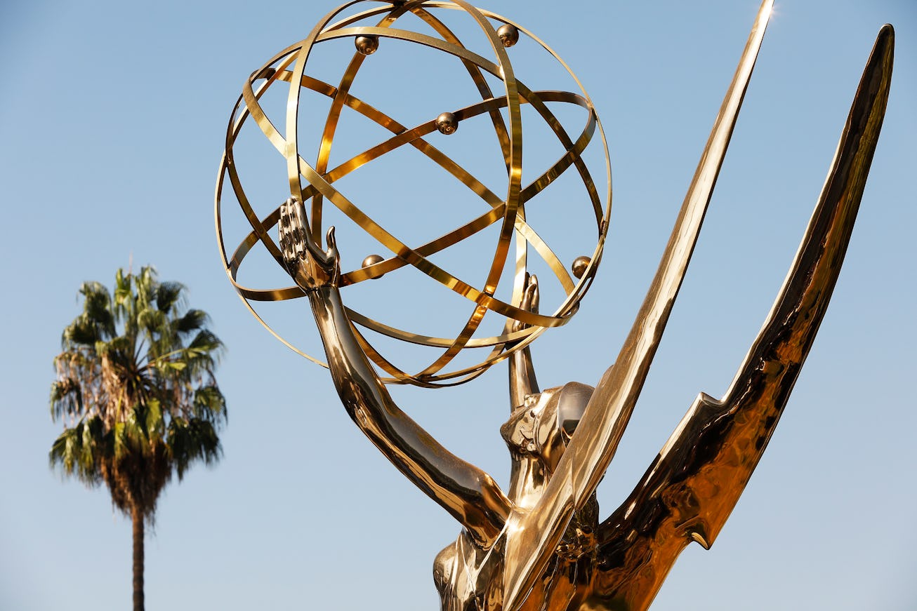 LOS ANGELES, CA - SEPTEMBER 15: The Emmy Award statue at the Academy of Television Arts & Sciences c...