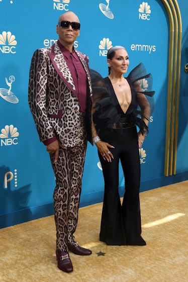 RuPaul and Michelle Visage attend the 74th Primetime Emmys